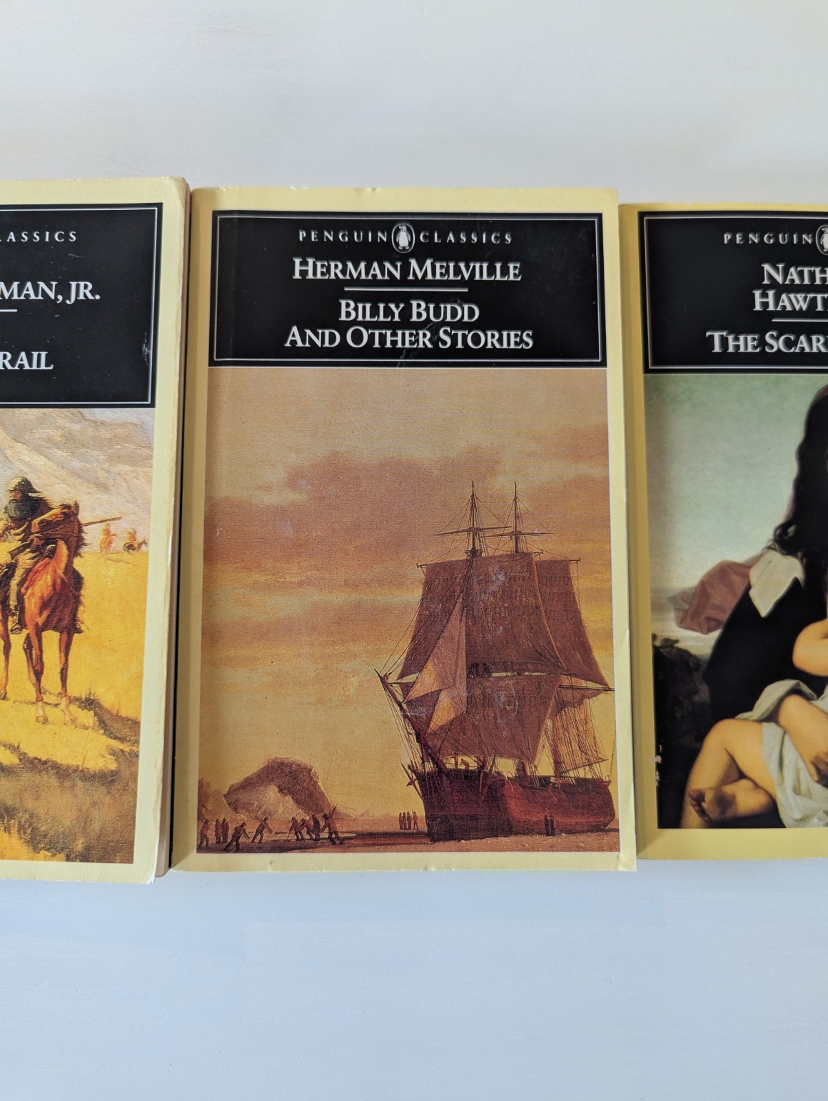 Lot of 3 Vintage Penguin Classics Books American Lit Hawthorne Melville Parkman