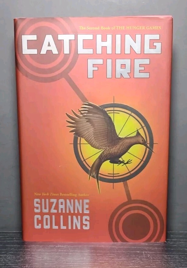 Catching Fire Suzanne Collins Hardcover Scholastic 2009 Hunger Games Book 2