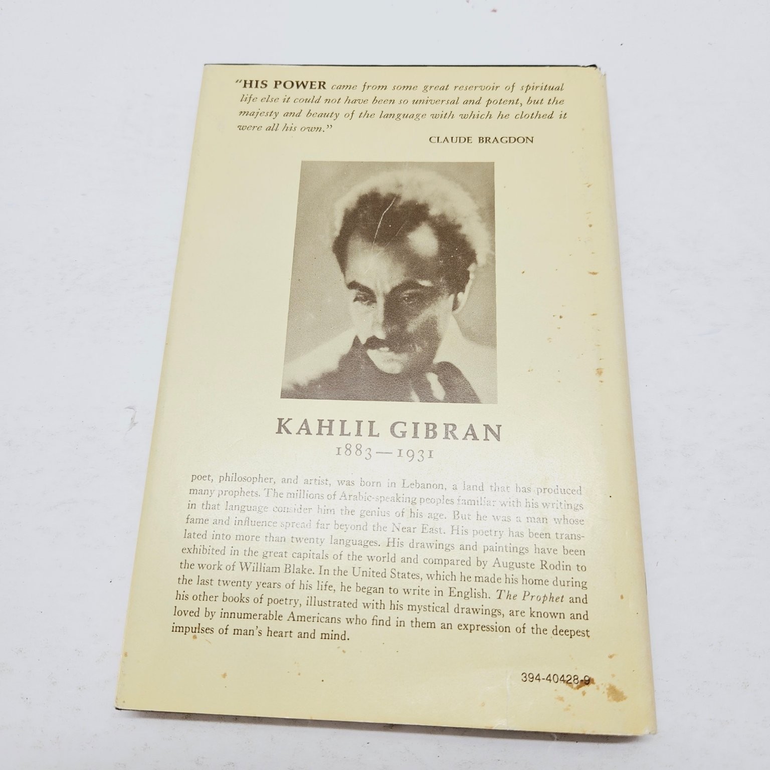 The Prophet by Kahlil Gibran 1982 Illustrated Borzoi Book HCDJ