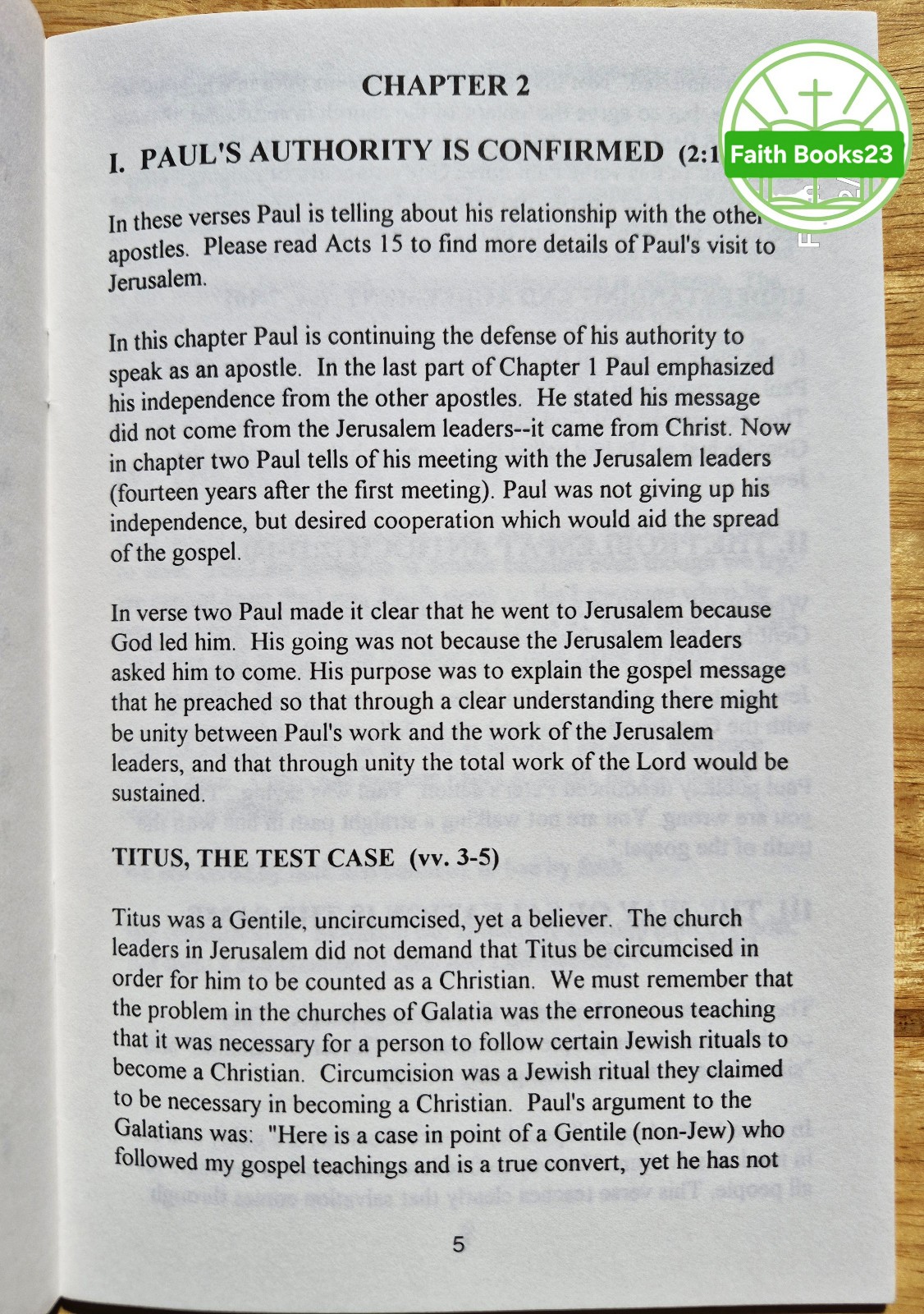 Charles Brock Galatians from Law to Grace PB; Romans The Road to Righteousness P