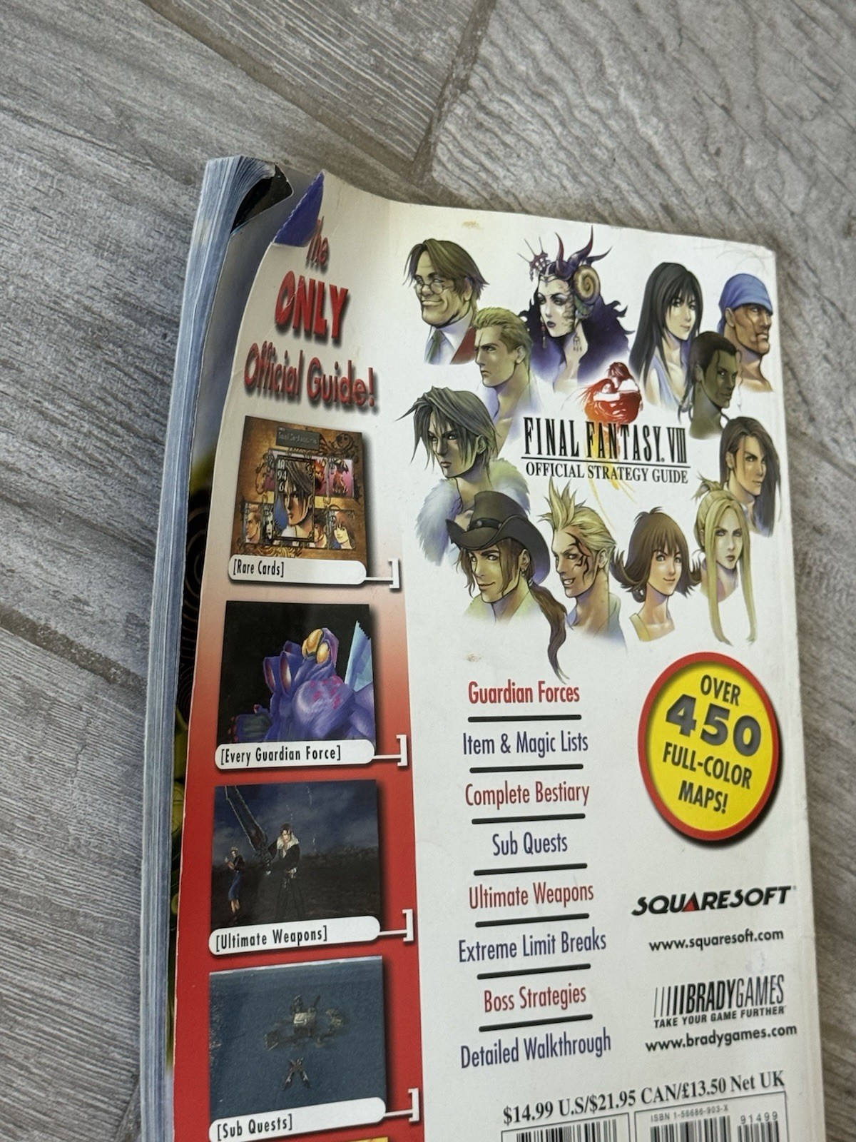🌟 Final Fantasy VIII Official Strategy Guide (Video Game Books) – Paperback