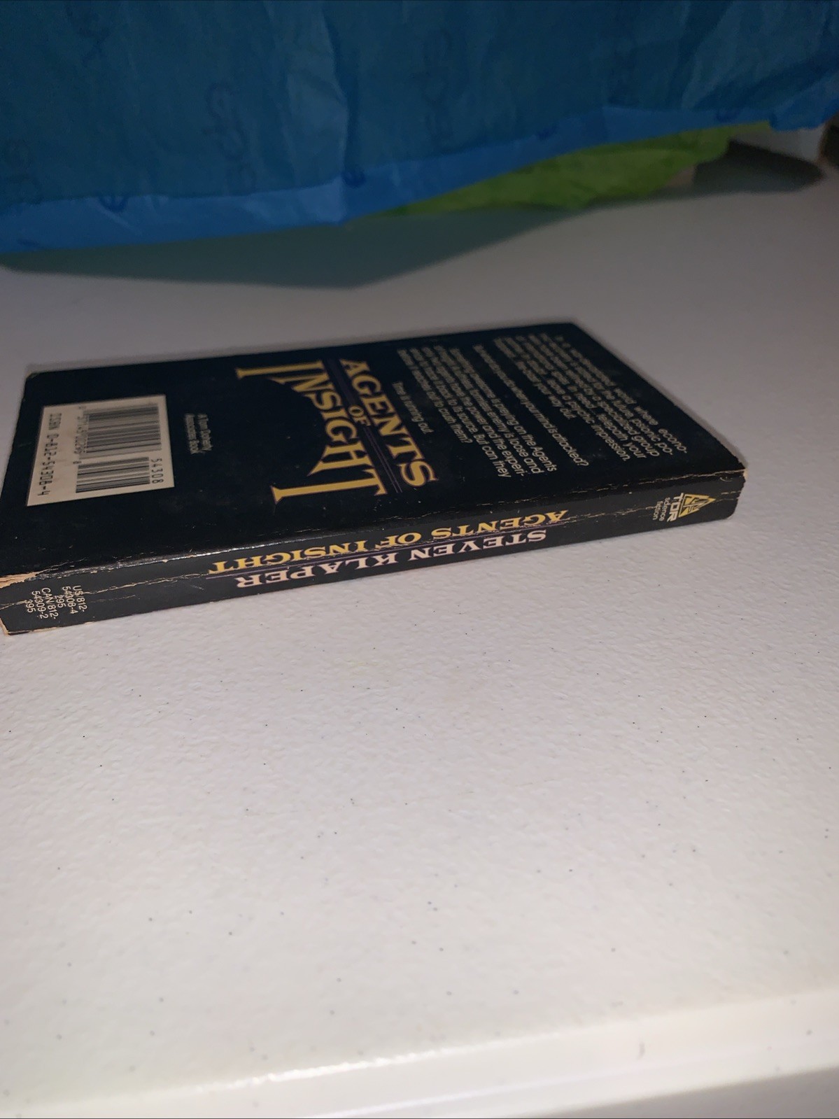 1986 Agents of Insight Steven Klaper PB Tor