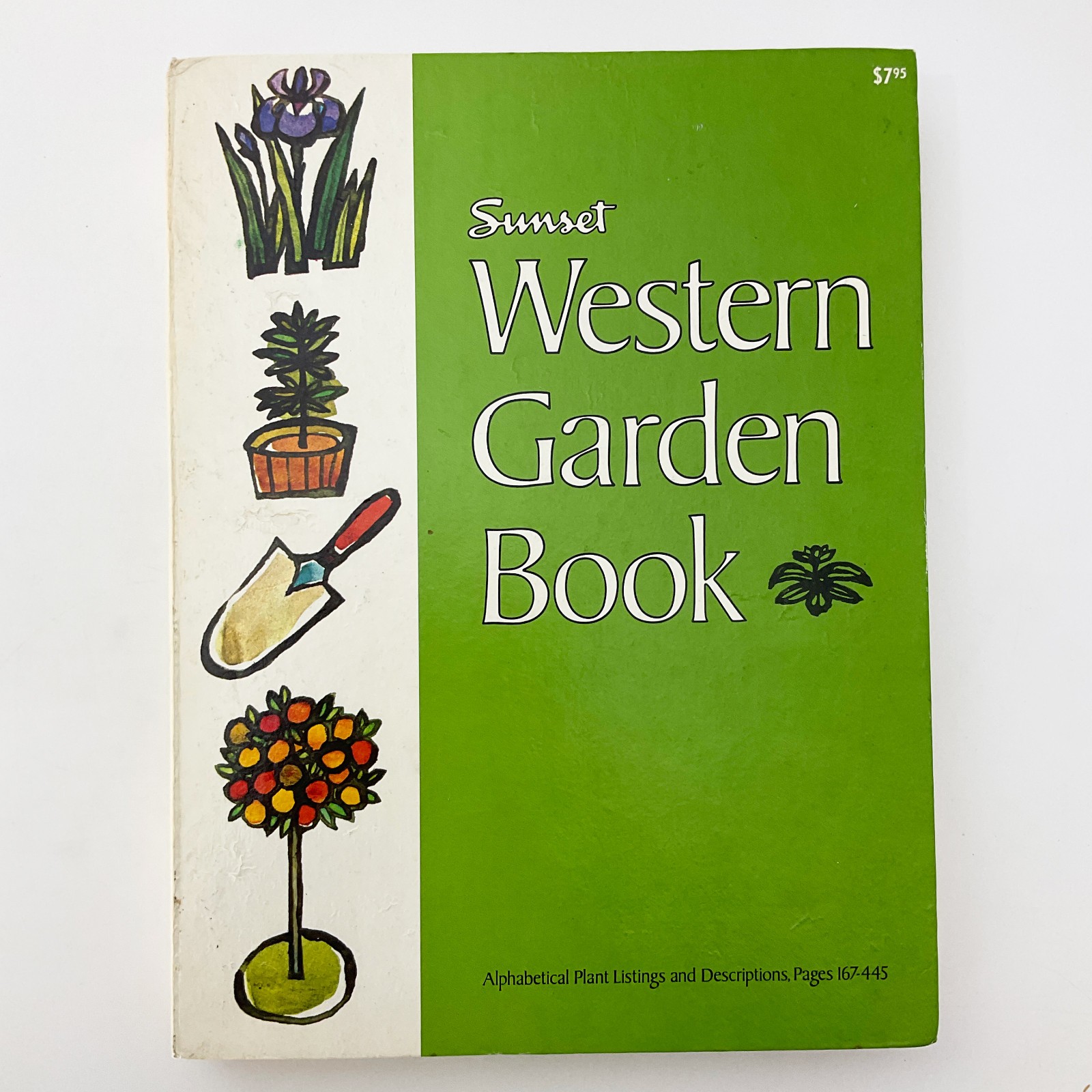 Western Garden Book Sunset Magazine Gardening Hardcover Book 1975