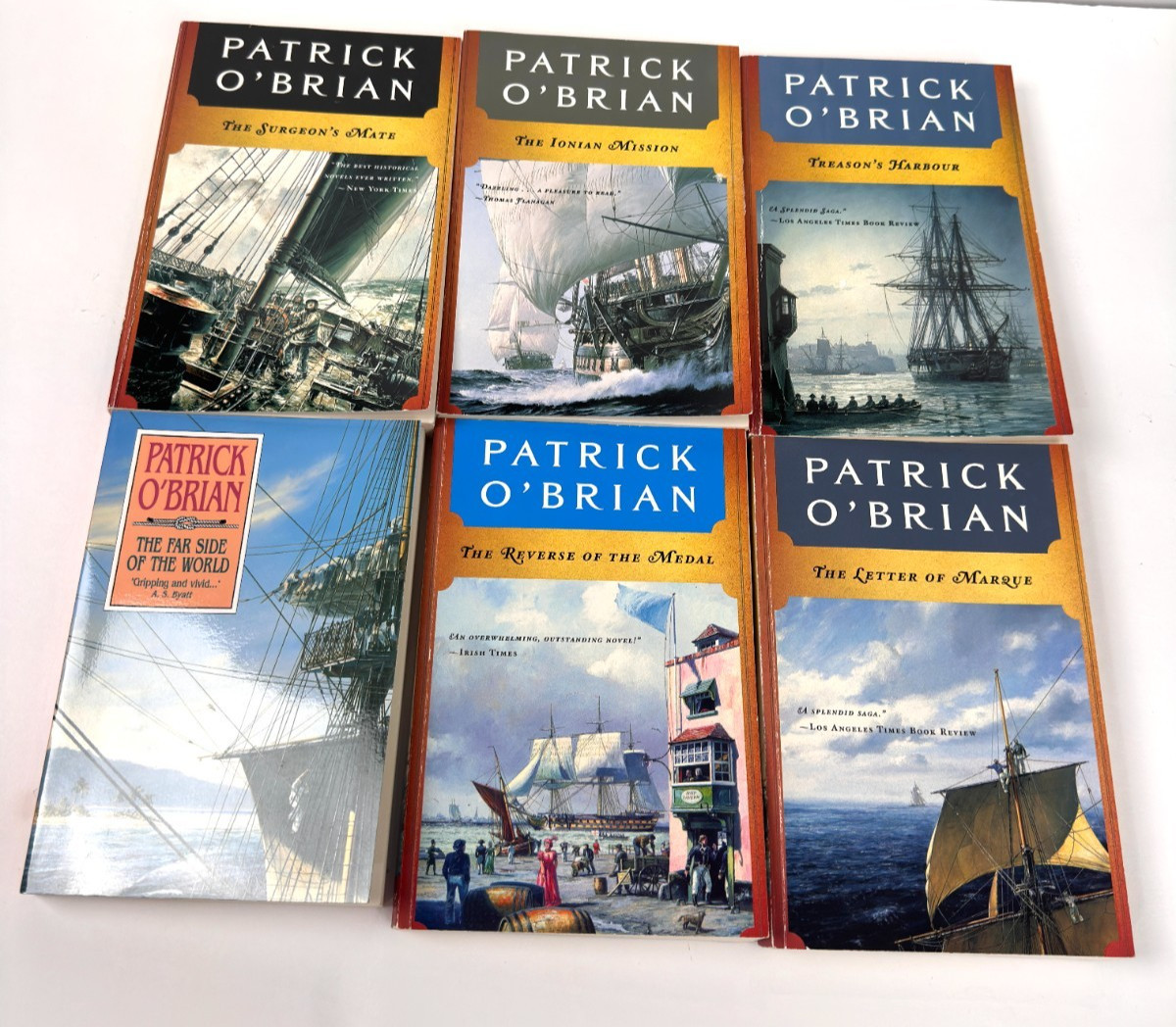 Aubrey & Maturin Master Commander Patrick O’Brian Complete Set Series Lot of 21