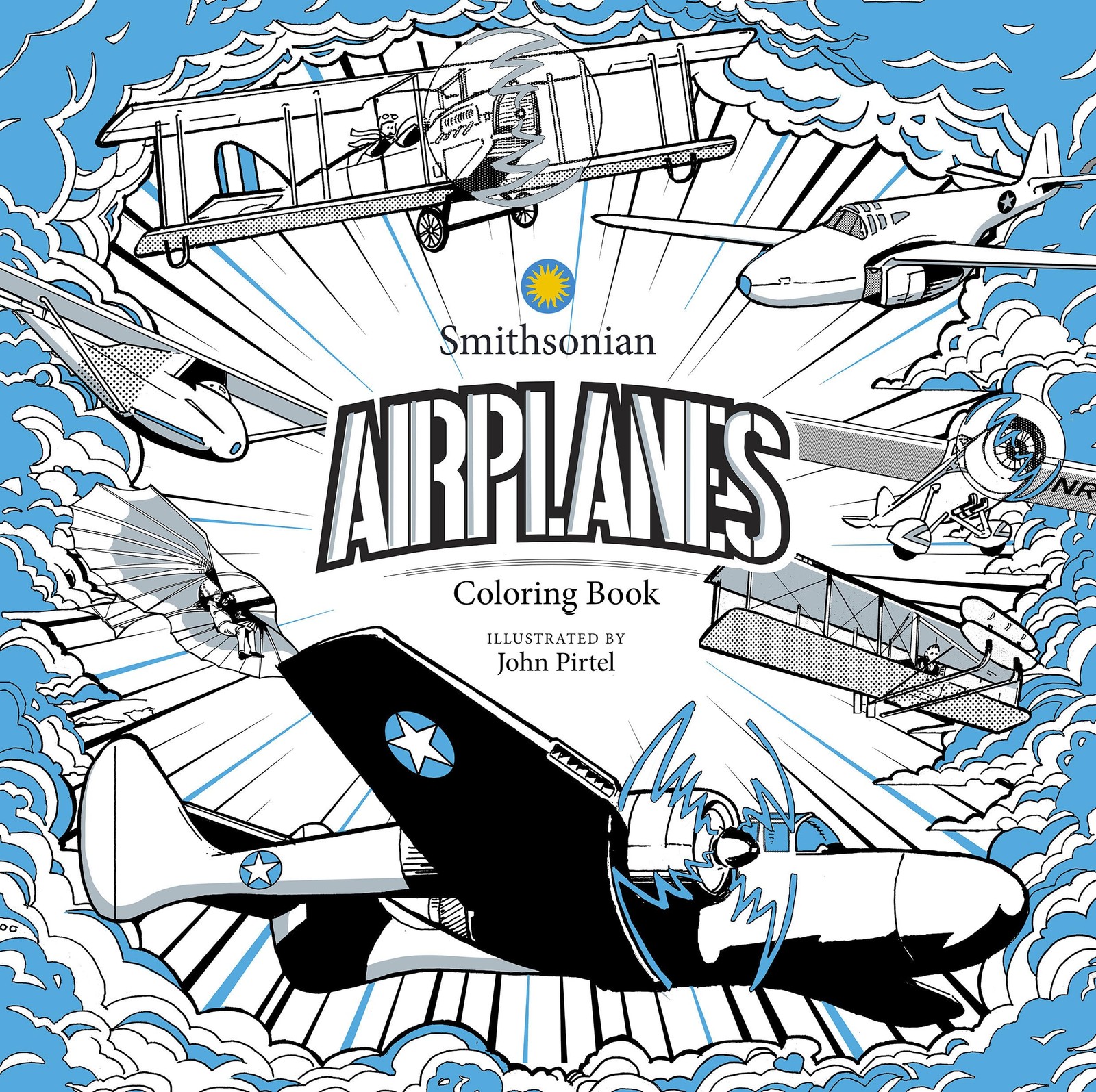 Airplanes: A Smithsonian Coloring Book – paperback Smithsonian Institution|P…
