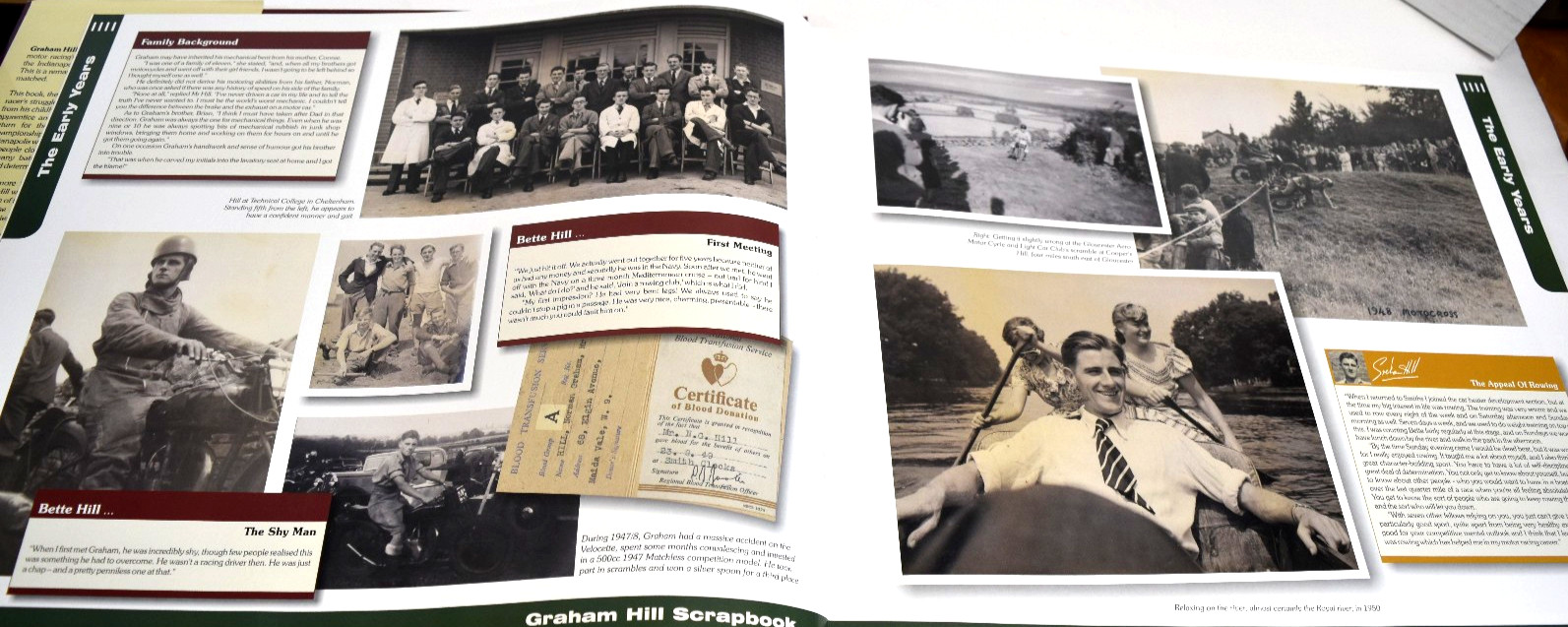 Graham Hill Scrapbook 1929 -1966 by Philip Porter 2007 *GOOD*