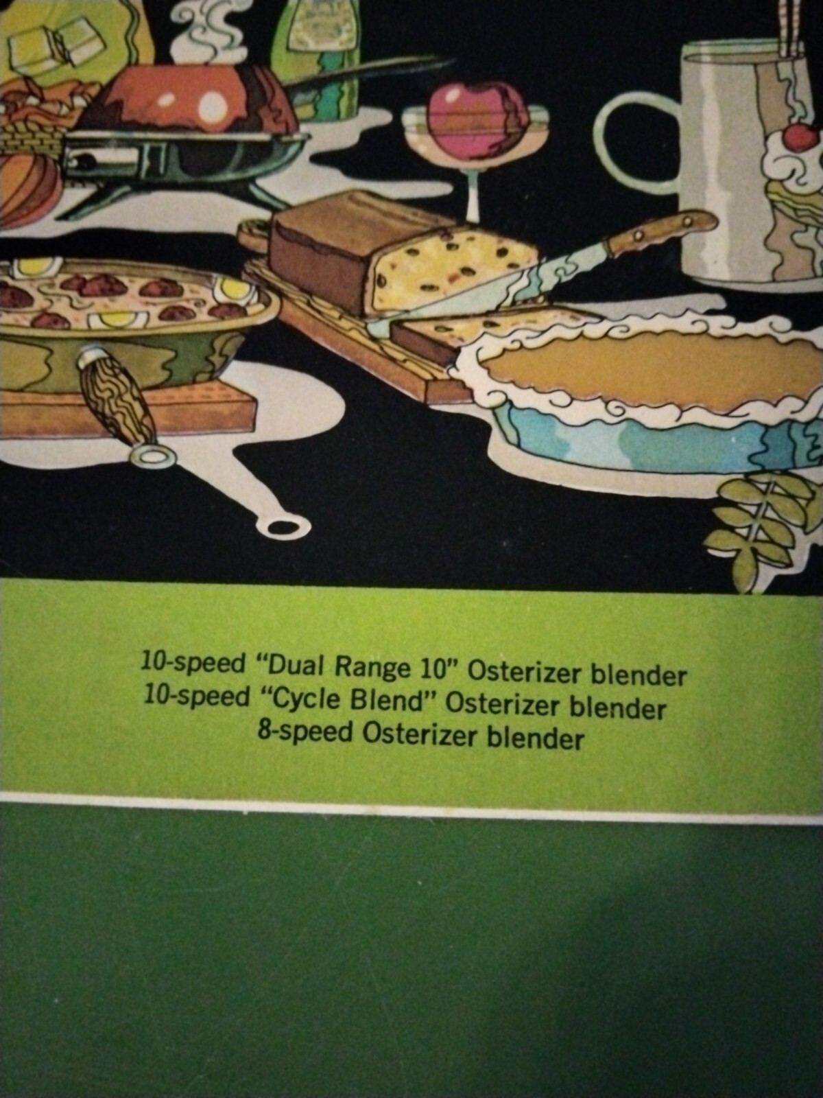 osterizer blender spin cookery cookbook 1975 Vtg Recipes Food