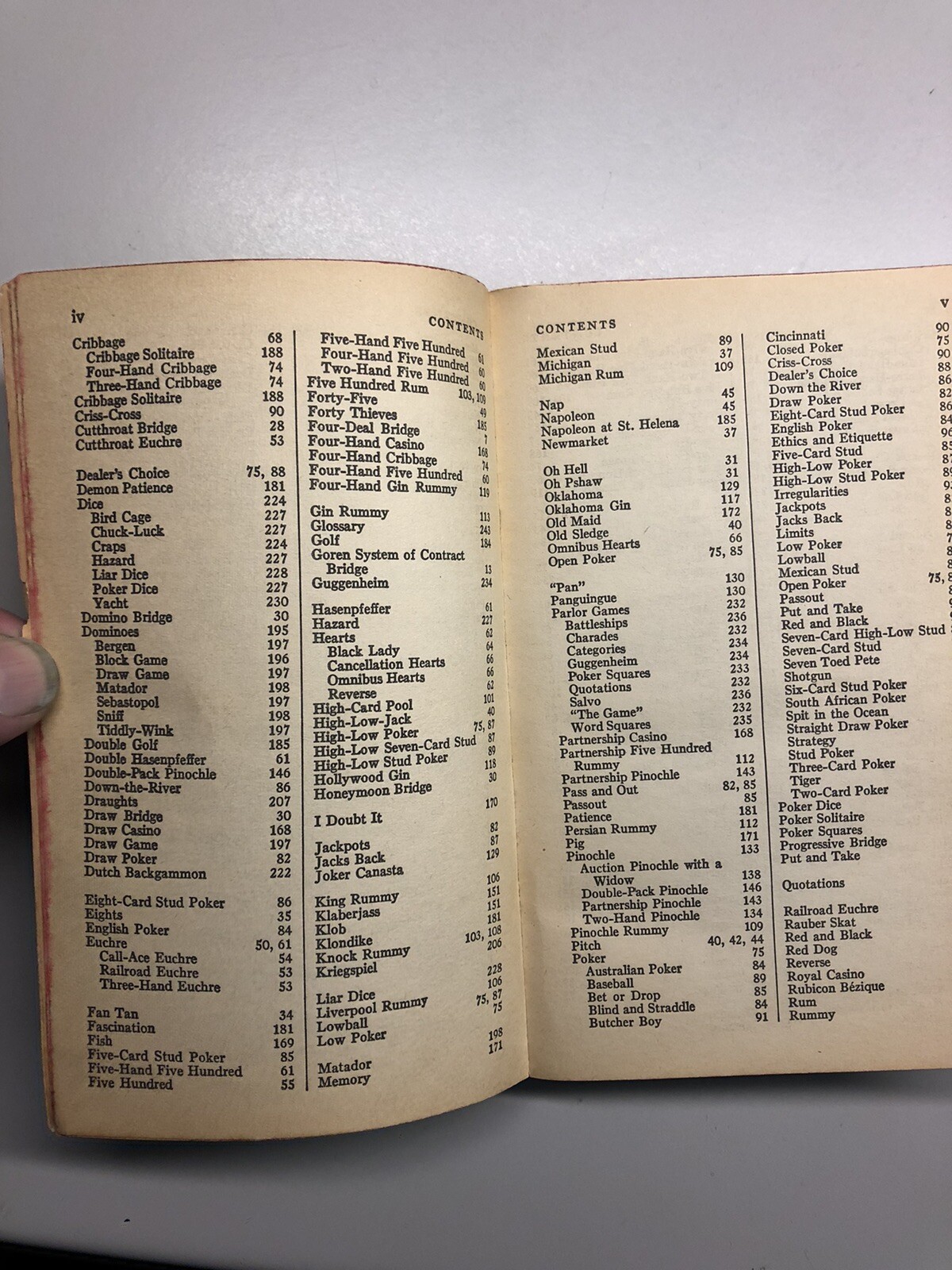 Hoyle’s Rules of Games by Albert H. Morehead and Geoffrey Mott-Smith 1963