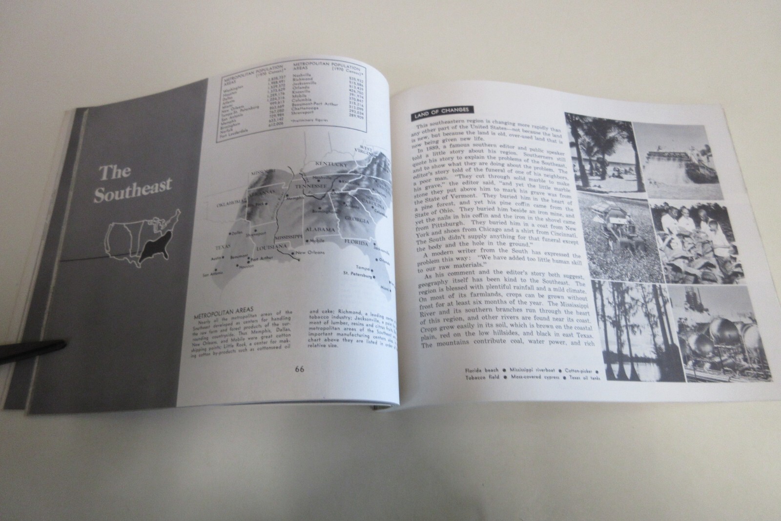 USA: Its Geography and Growth – United States Info. Service – 127 Pages – 1970s