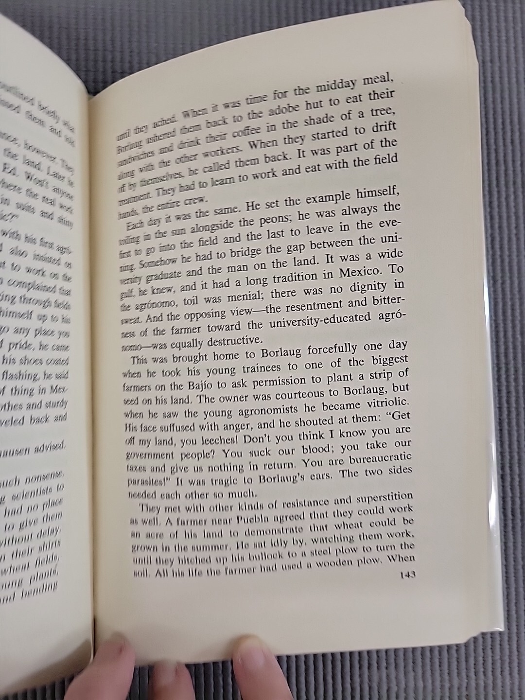 Facing Starvation; Norman Borlaug HC ex-library 1974 1st edition