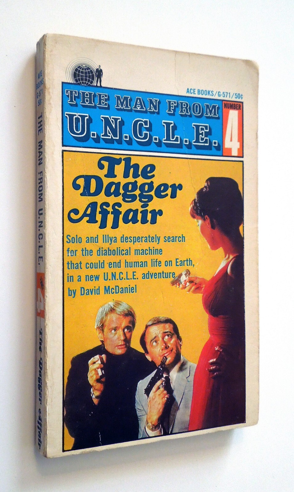 12-book Lot of Vintage Action, Thriller & Suspense: 007, UNCLE, Alfred Hitchcock