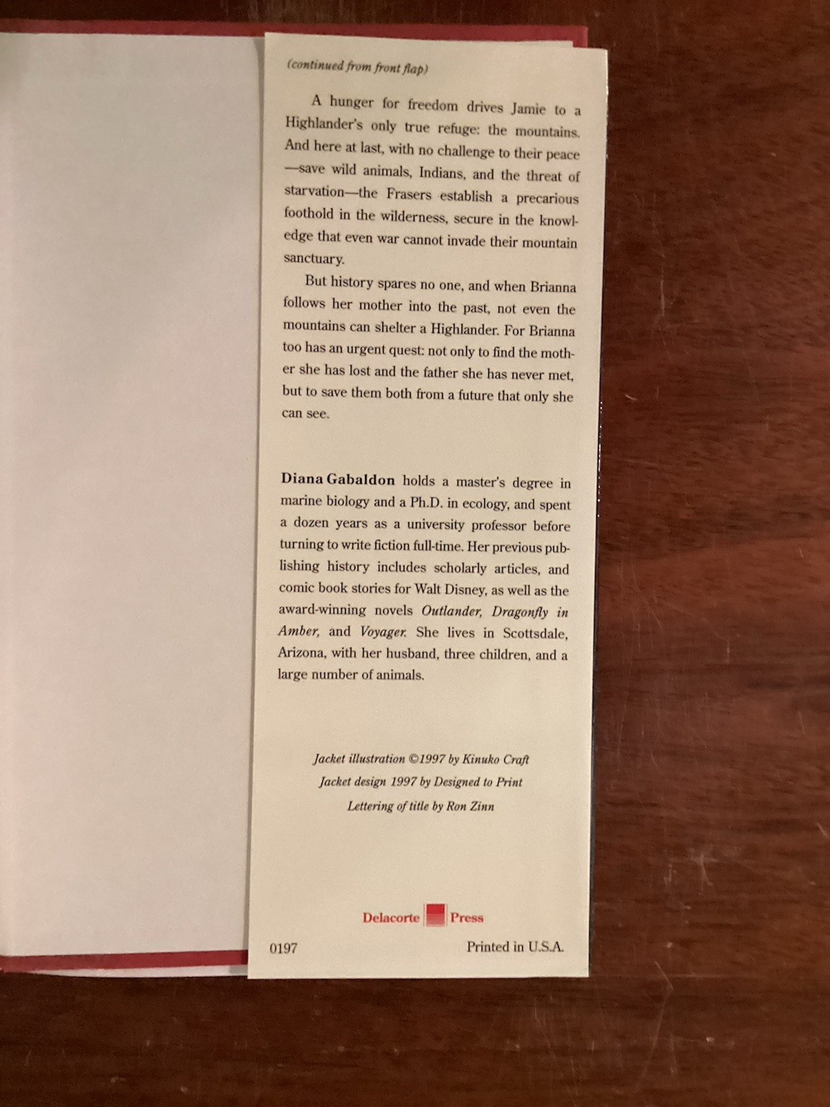 Drums of Autumn Diana Gabaldon (1997, HC) VG First Edition, Third Printing