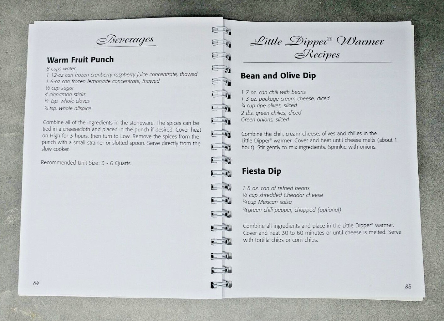 Crockpot Slow Cooker Spiral Cookbook 86 pages of How to Use Tips Hints & Recipes
