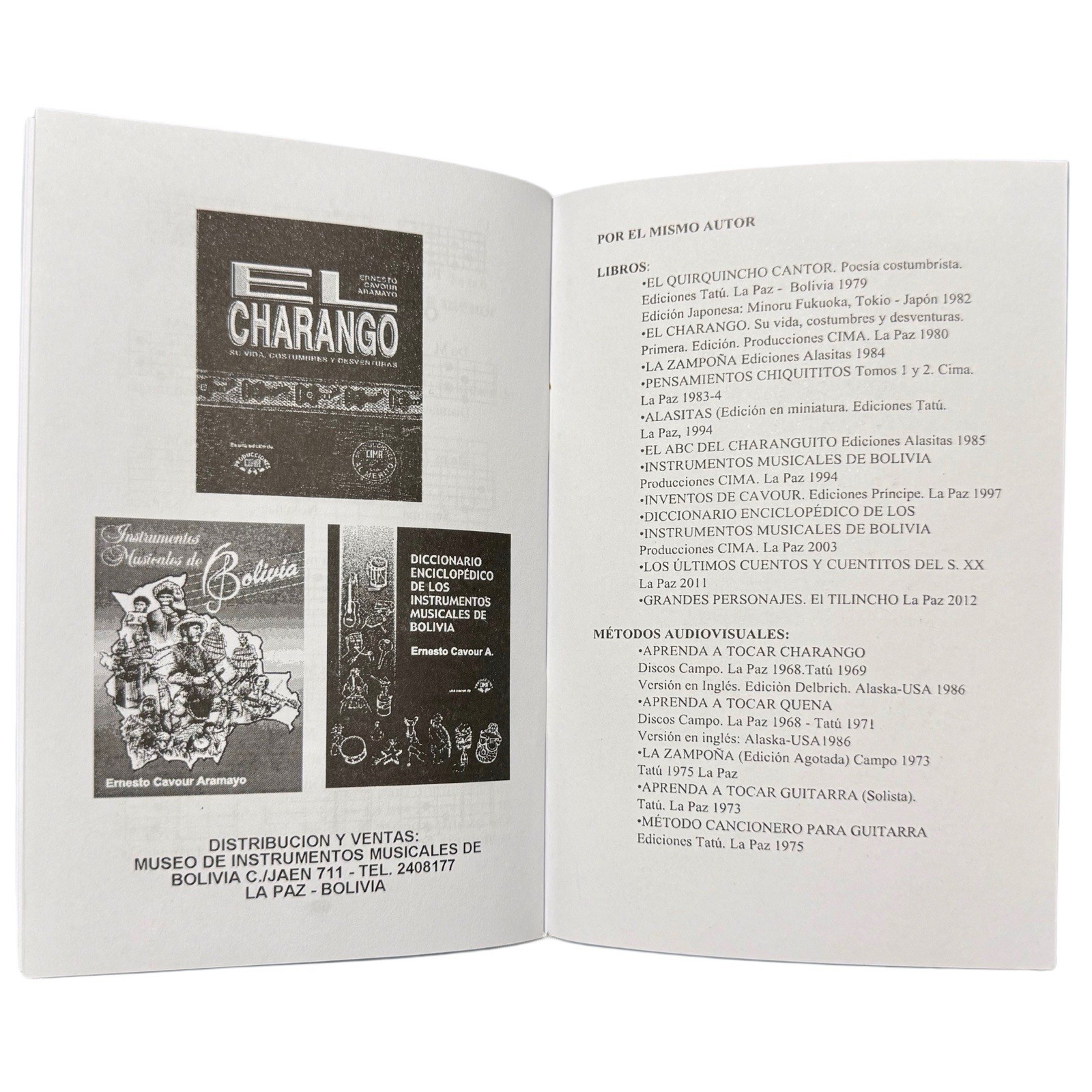 Ernesto Cavour Aramayo – El ABC Del Charango Metodo Práctico Y Fácil 68 pages