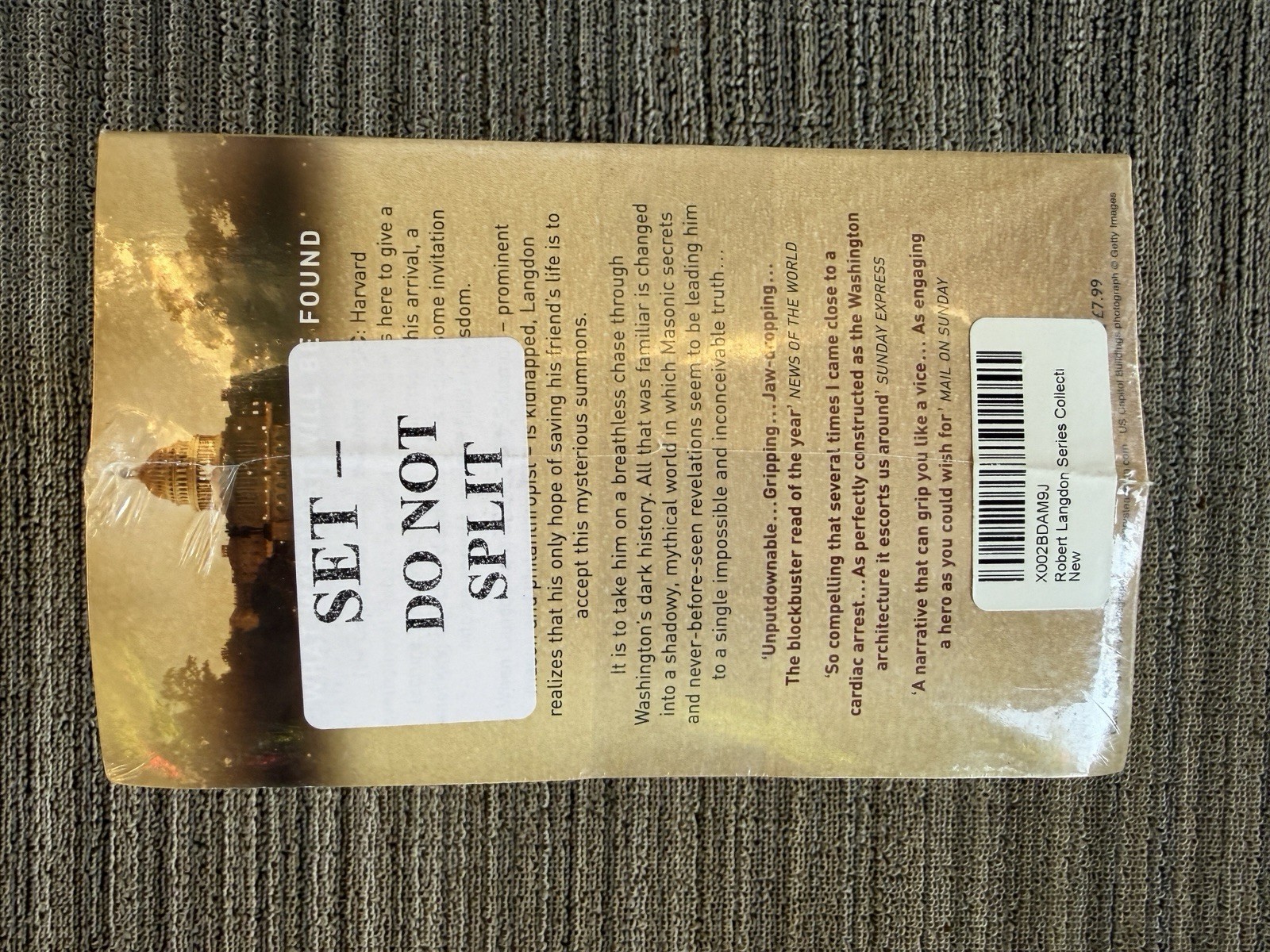 Robert Langdon Series Collection (7) Books Paperback Set – Fiction – Dan Brown
