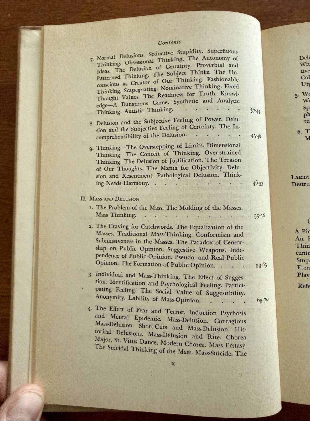 Delusion and Mass Delusion Meerloo 1949 True First Edition Rare