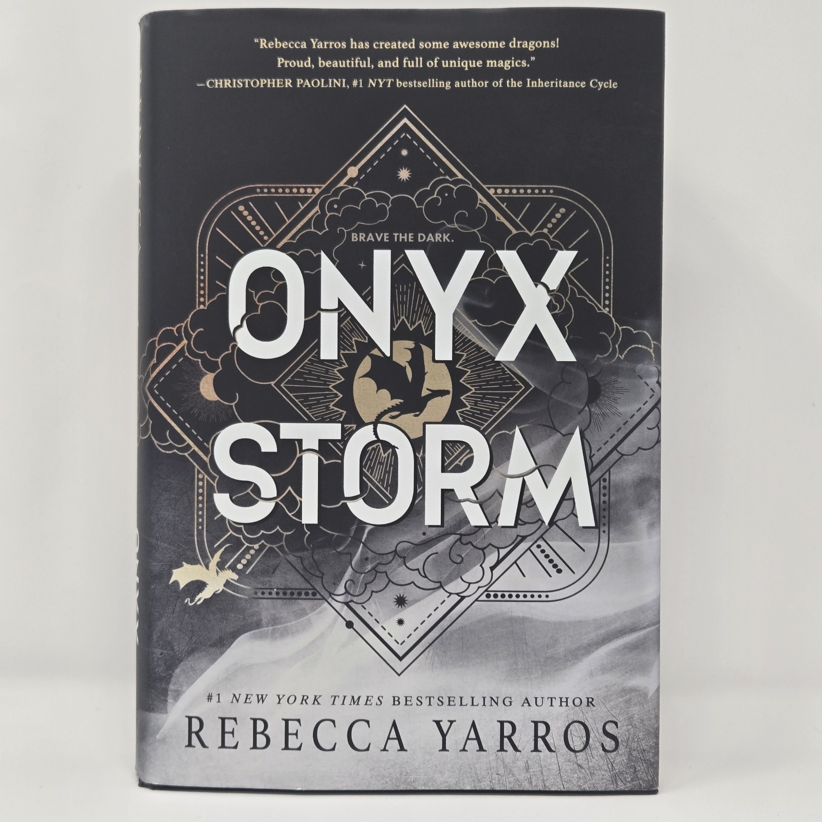 Onyx Storm by Rebecca Yarros Hardcover Fantasy Novel Dust Jacket Book