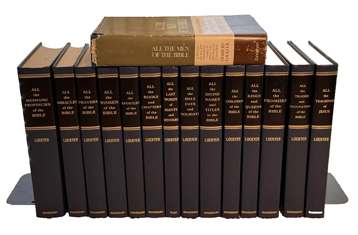 Herbert Lockyer “ALL the ….” Bible Book Series Set 15 Volume Lot HC Zondervan