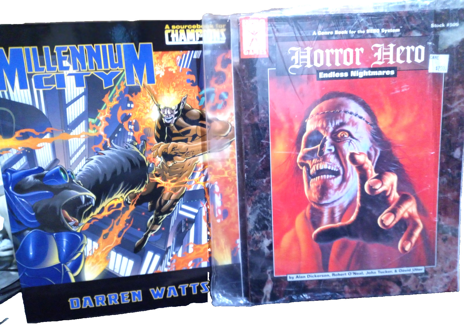 Champions RPG Game Book Lot 18 Modules, Books, Hero Games 1990s, 2000s (NM, 9.4)