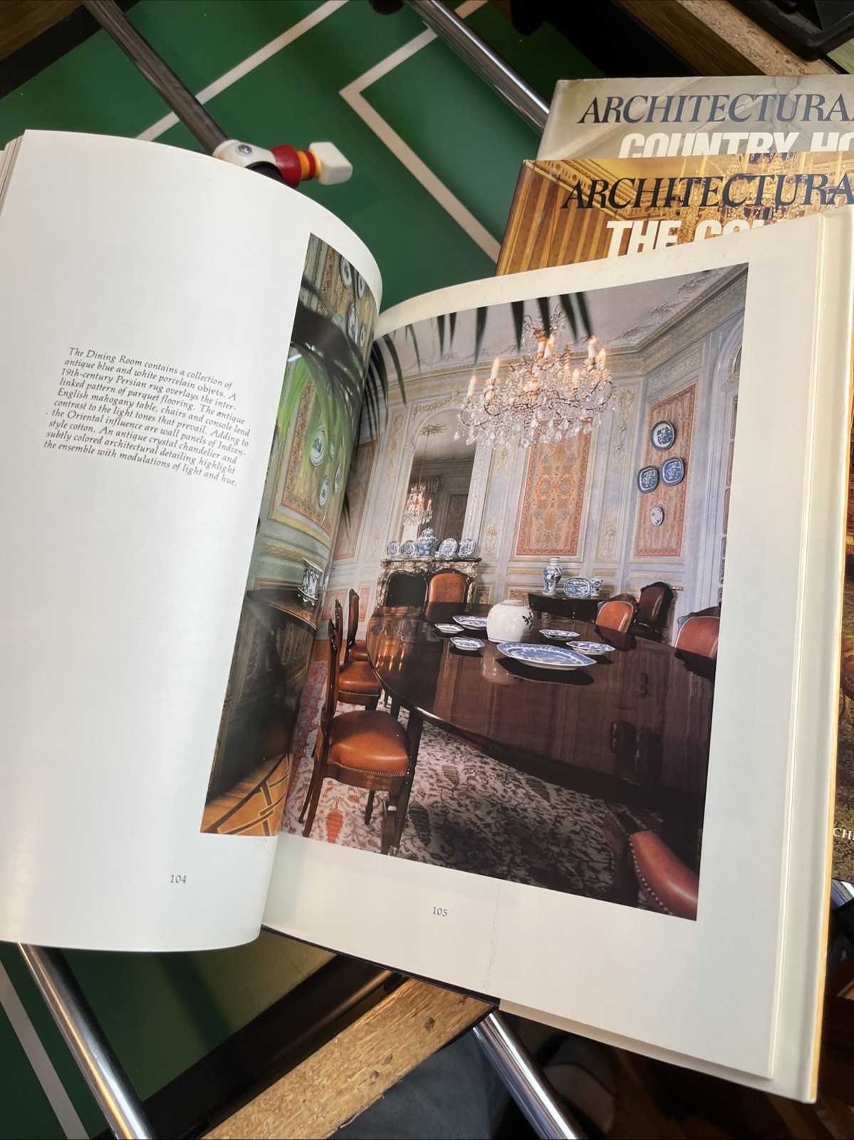 Four Vintage 1980S Architectural Digest Hardcover Books With D:Jacket Excellent
