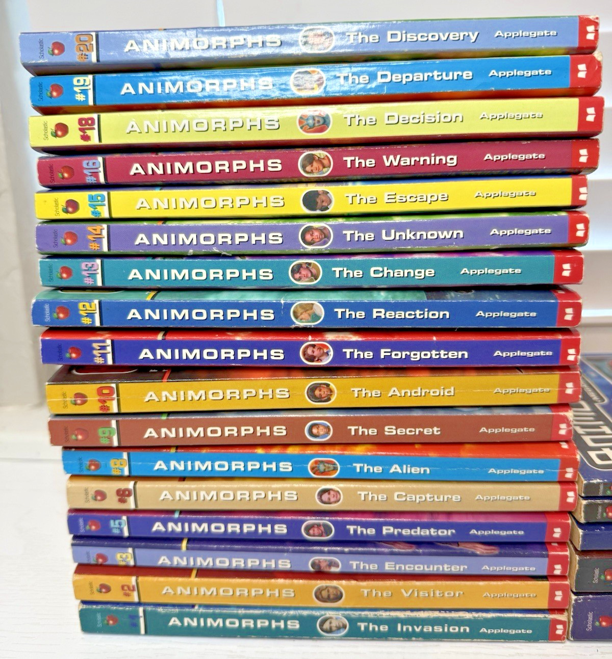 22 PC ANIMORPHS MEGAMORPHS ANDALITE CHRONICLES PAPERBACK BOOKS LOT APPLEGATE (K)