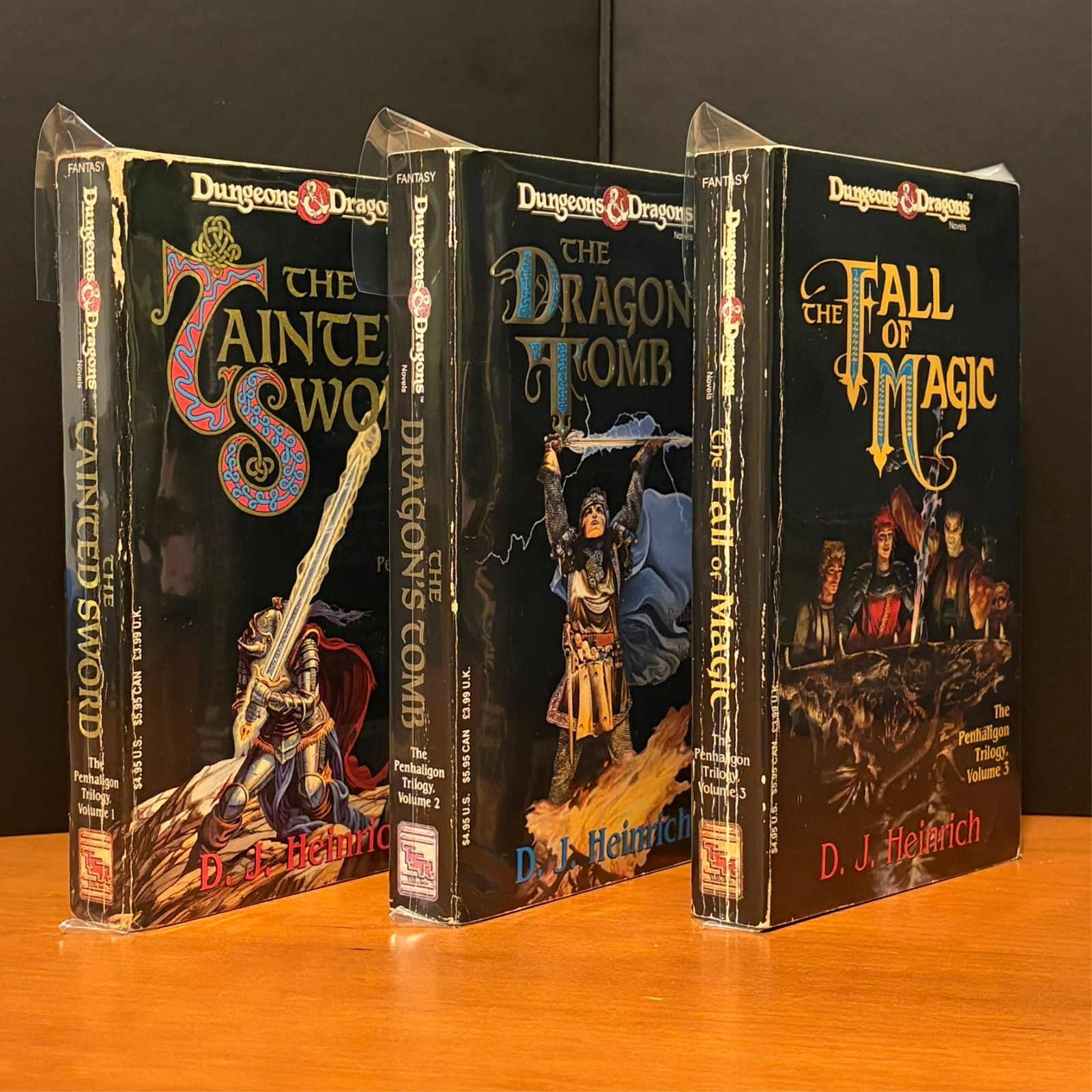 Dungeons & Dragons (Mystara): Complete First Edition Penhaligon Trilogy PB Lot