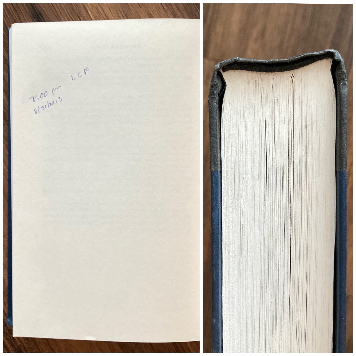 American Gods – Neil Gaiman (1st edition 1st print) William Morrow, 2001