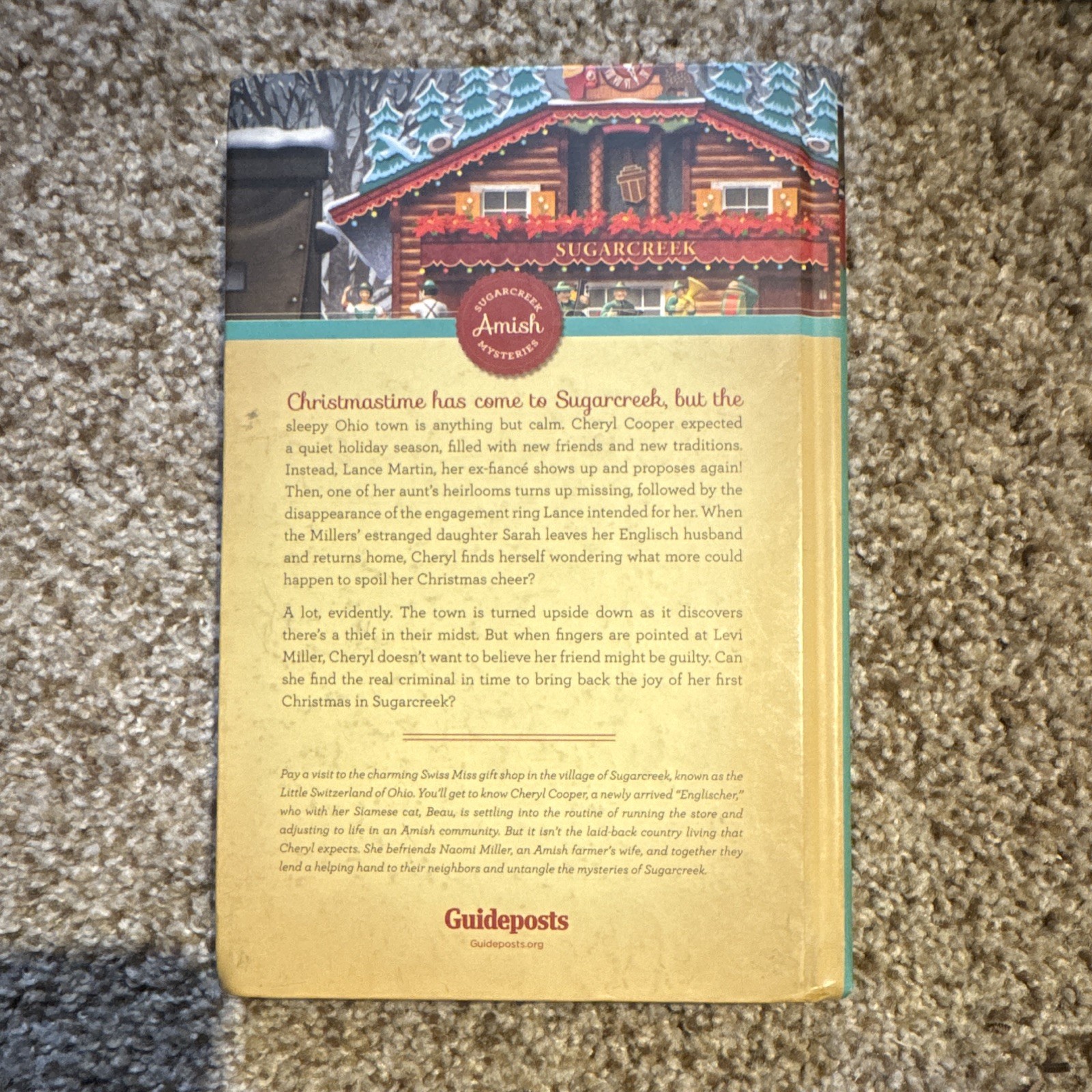 Guideposts A Little Town of Sugarcreek by Amy Lillard Hardcover Mystery w/ DJ