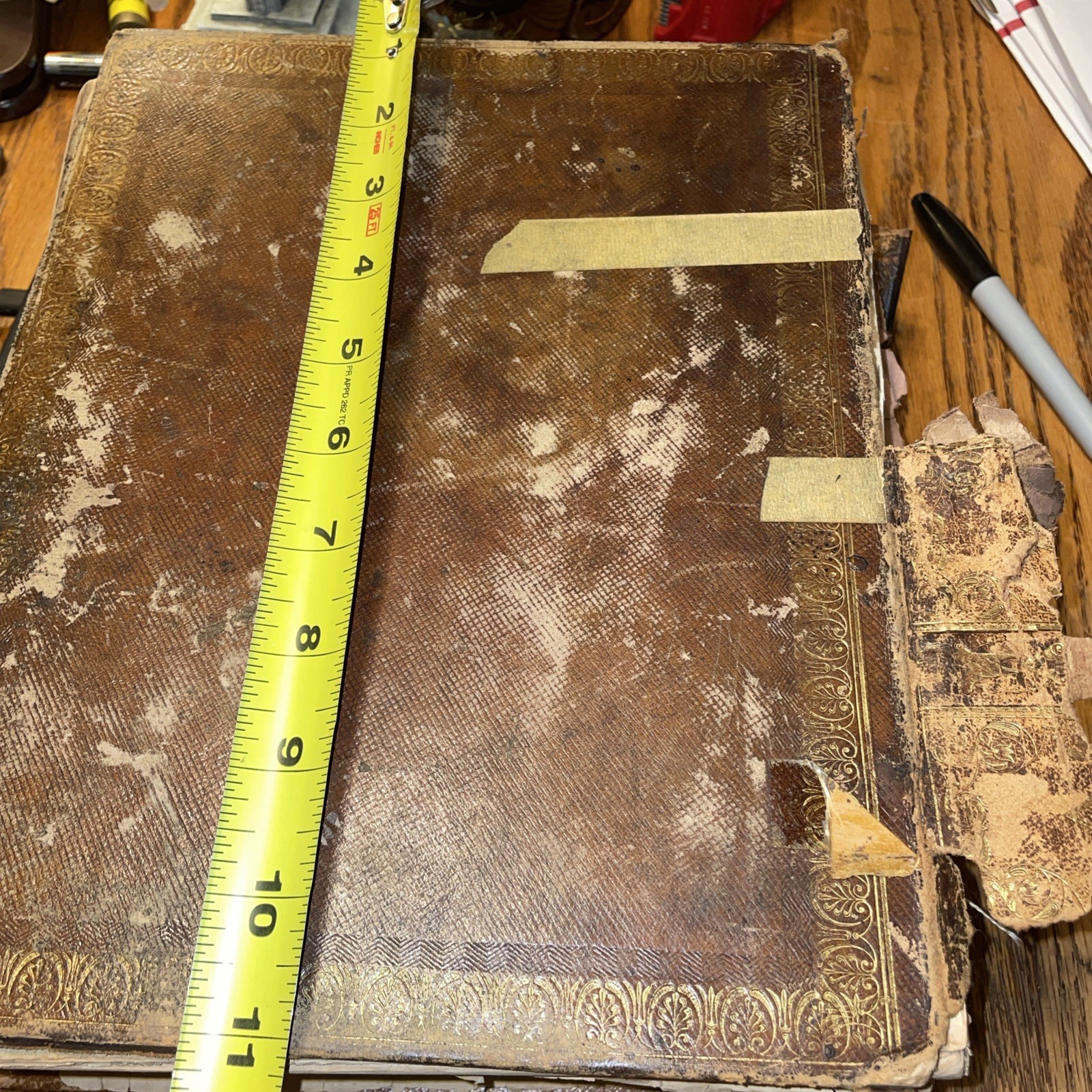 1833 Sherwood family Bible apocrypha & Index By NY N. J. White 1833