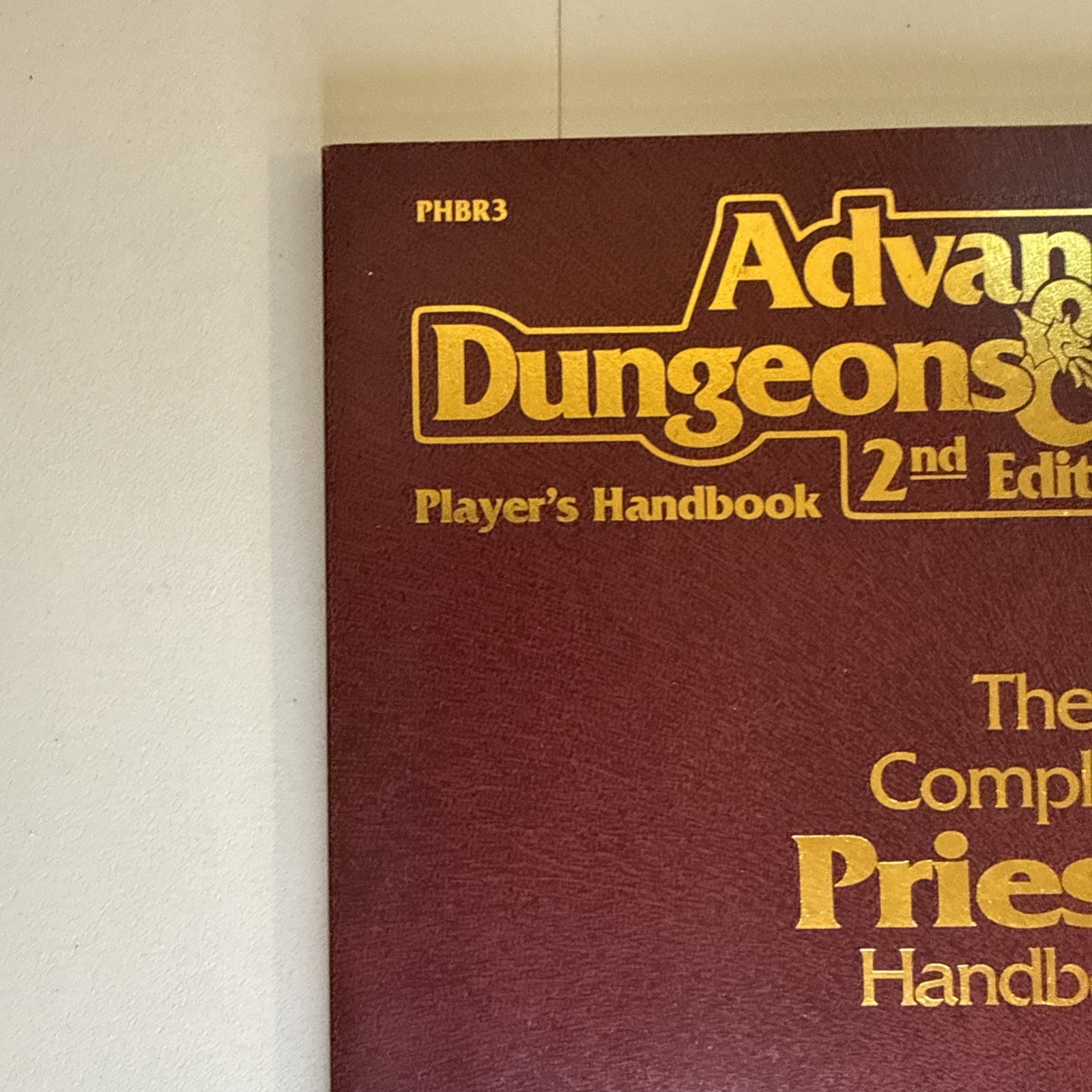 Advanced Dungeons & Dragons 2nd Ed Complete Priests Handbook 2113 SC RPG TSR