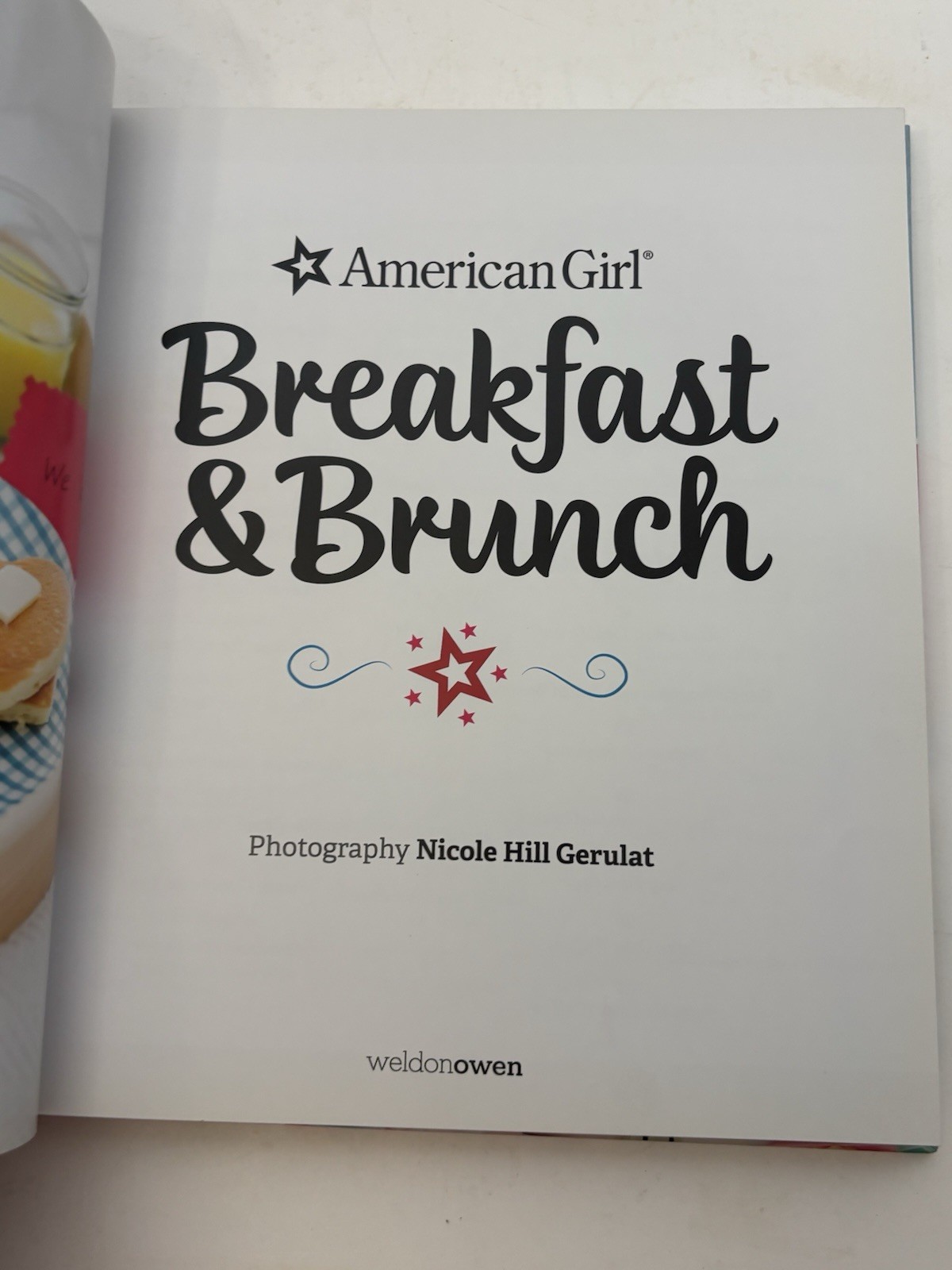 American Girl: Breakfast and Brunch 2017 HC Recipe Bk 127 Pages + Index