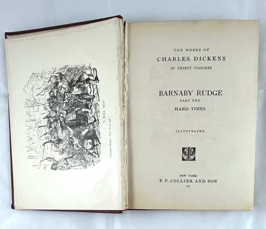 5 Books of WORKS OF CHARLES DICKENS 1911 Collier & Son