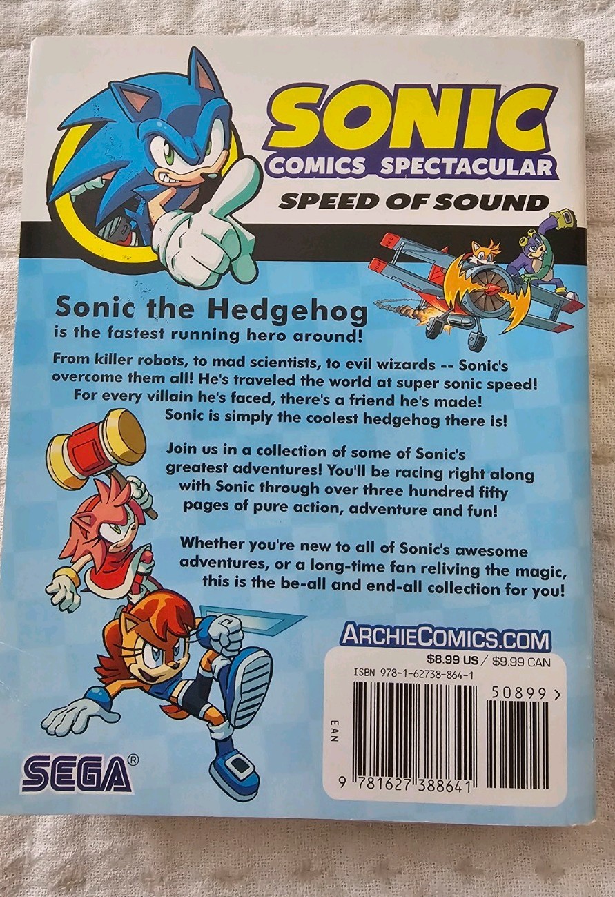 Sonic Comics Spectacular Speed of Sound TPB Archie Comics 2016 1st Printing