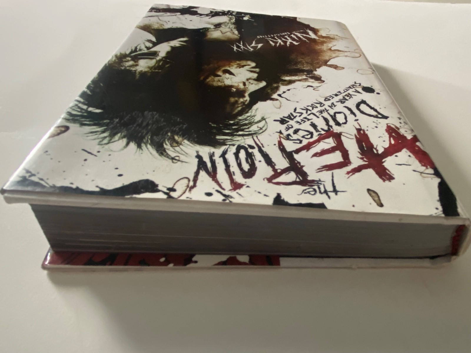 SIGNED Nikki Sixx : The Heroin Diaries 2007 1st Ed / 1st Print HCDJ ~ ACCEPTABLE