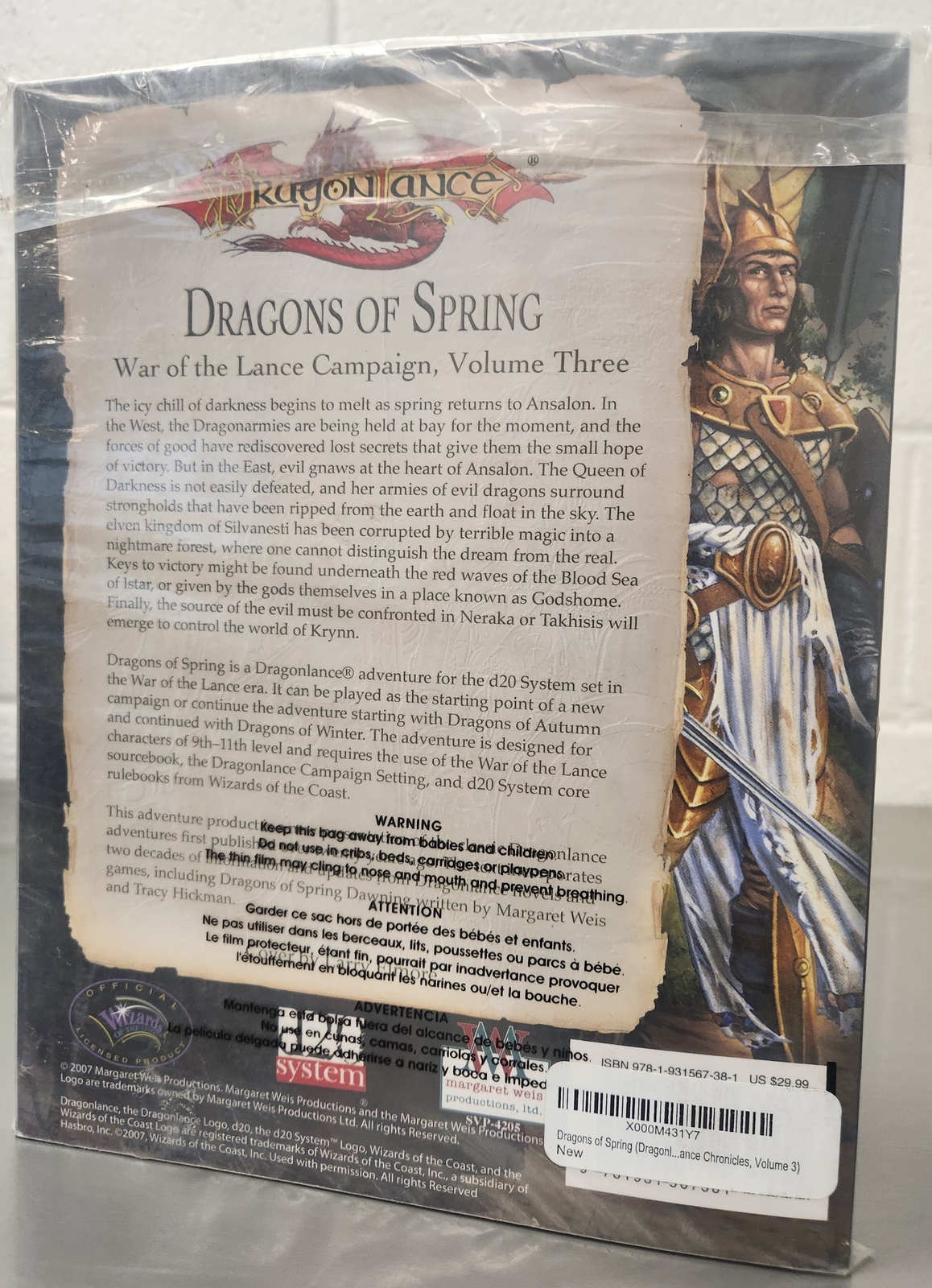 Dragonlance: Dragons of Spring (War of the Lance Campaign, Volume 3)