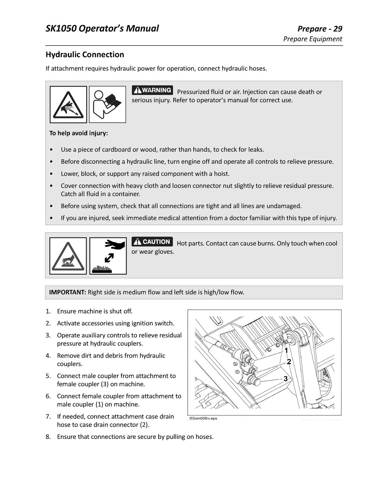 DITCH WITCH SK1050 Mini Skid Steer Operators Manual CLOSURE – TOUGH FRONT & BACK