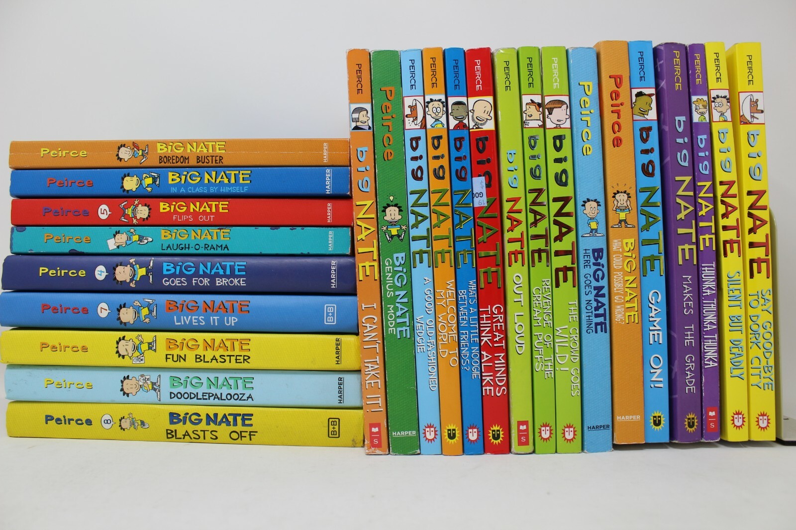 Lot of 10 Big Nate Paperback & Hardcover Books by Lincoln Pierce – Random Mix
