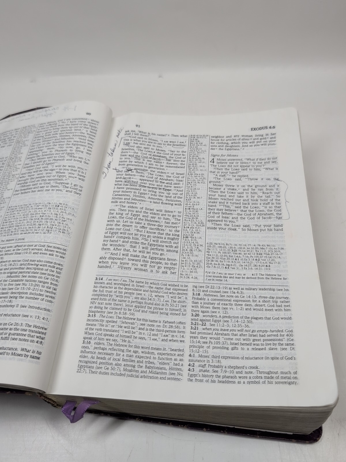 Zondervan NIV 1985 Study Bible Red Letter Violet/Purple Bonded Leather
