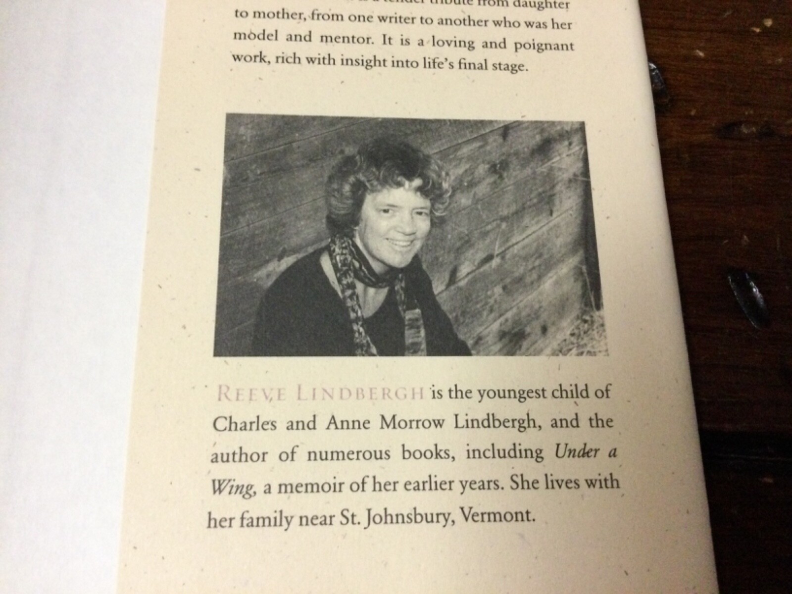 ** SIGNED 1st Edition ** REEVE LINDBERGH ** No More Words ** (2001 HC/DJ) **
