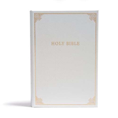 CSB Family Bible, White Bonded Leather Over Board: Holy Bible: Used
