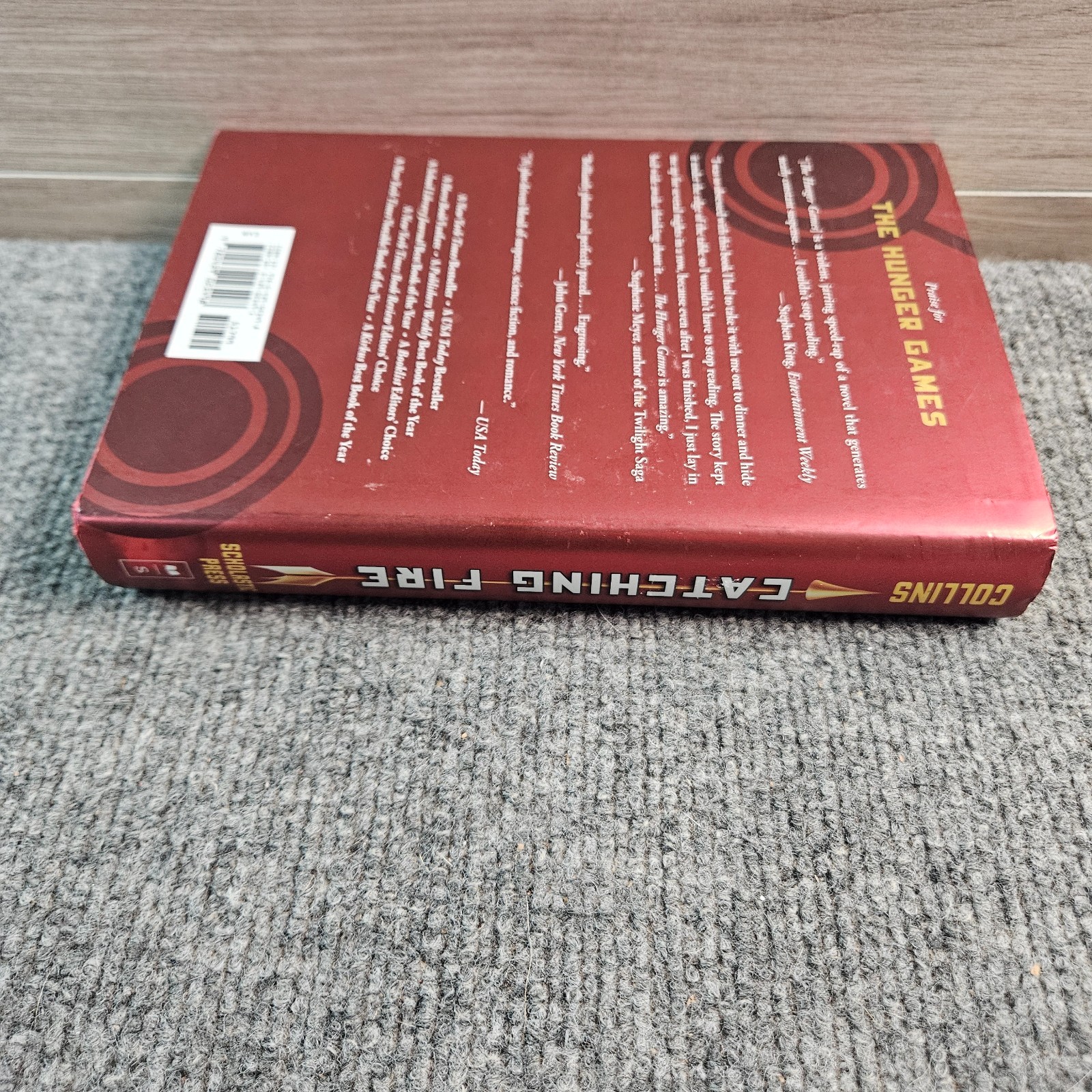 Suzanne Collins Catching Fire Hardcover Dust Jacket Hunger Games Book 2