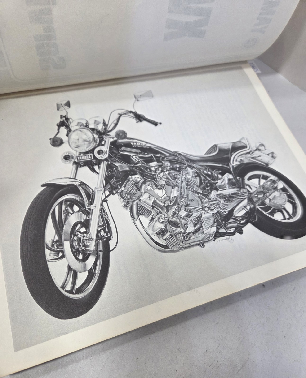 Genuine Yamaha XV750 H, XV920 RH Service Manual Shop Repair Book OEM XV 750 920