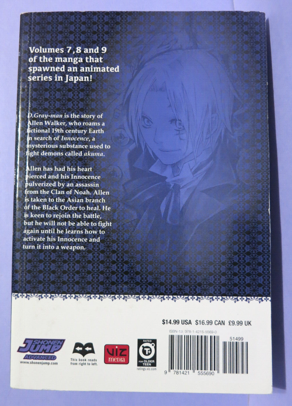 D. Gray Man by Katsura Hoshino Books 1, 2, 3, 4-5-6, & 7-8-9 in 5 PB Manga