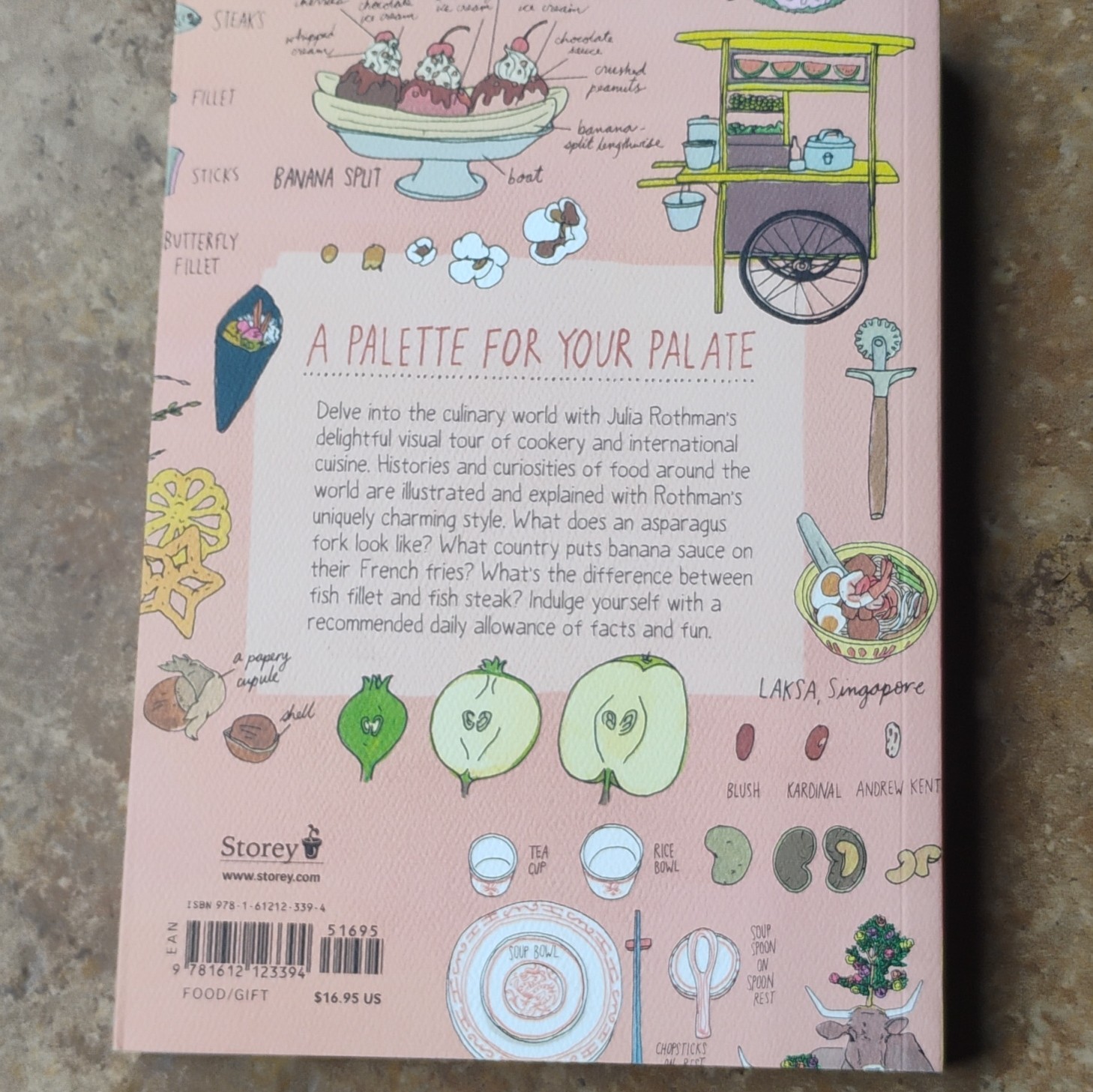 Julia Rothman Collection 3 Book Box Set Nature Food Farm Anatomy