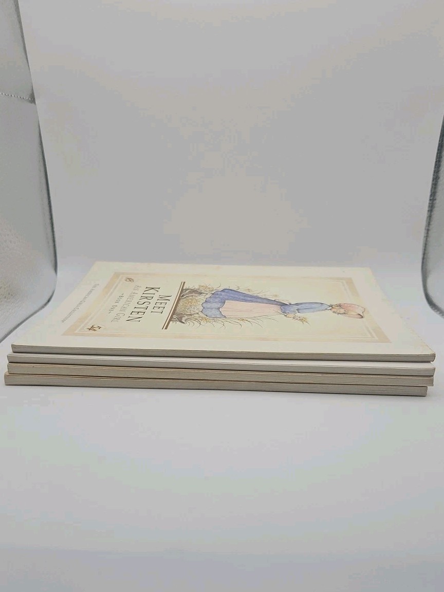 Vtg Kirsten An American Girl Books Lot Of 4~ #’s 1,2,5,6 ~ 8.5 x 6 x 0.2