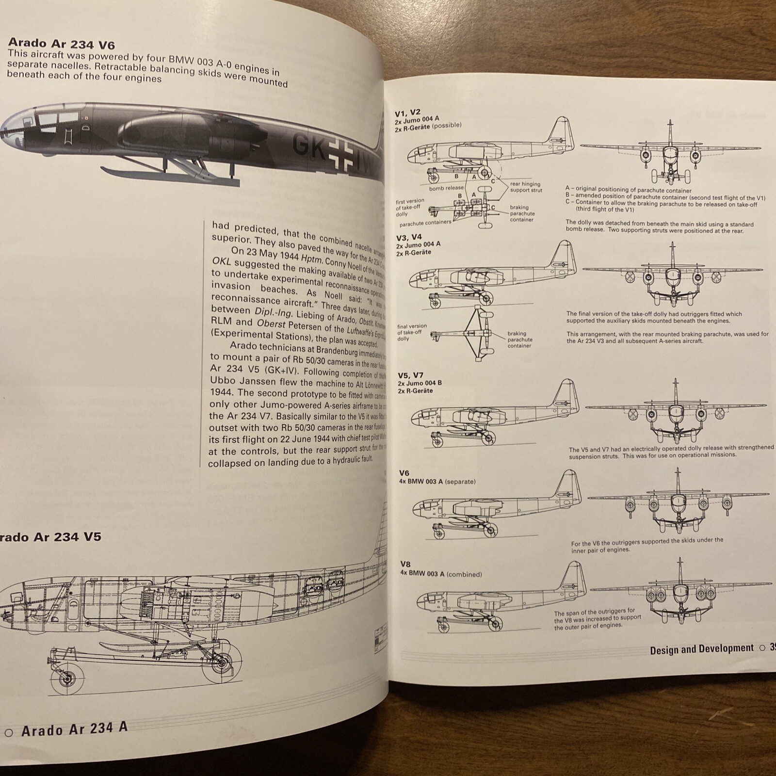 Military Aircraft In Detail Arado Ar 234 A by J. R. Smith E. J. Creek 2006 Book