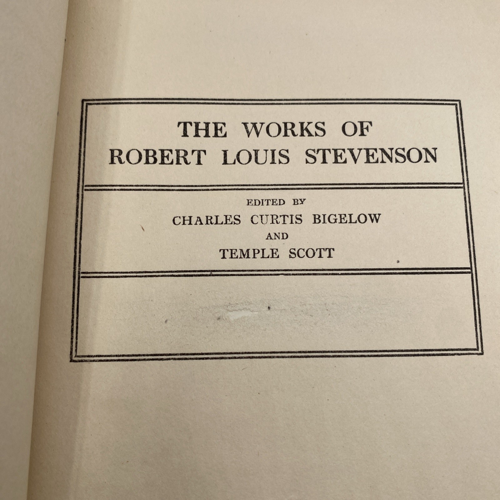 Works of Robert Louis Stevenson 1908 HC Antique book UNOPENED PAGES RARE READ**