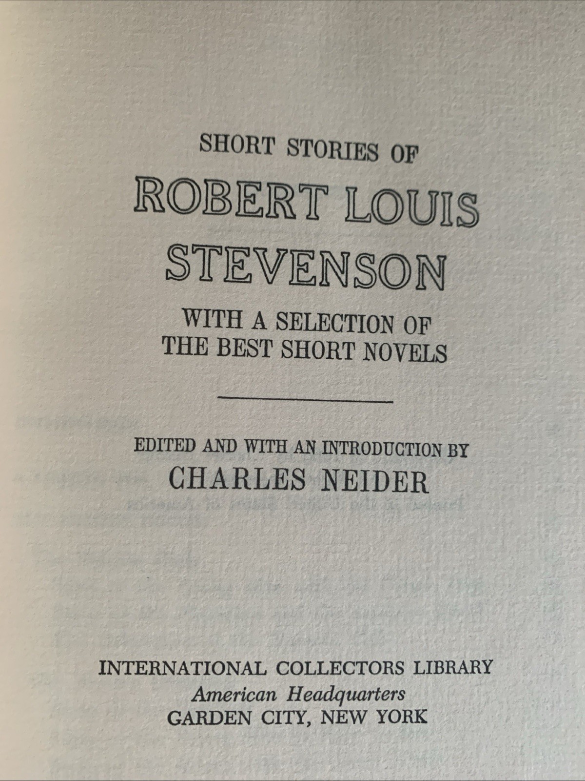 A Treasury of Sherlock Holmes /R L Stevenson Short Stories Collectors Library