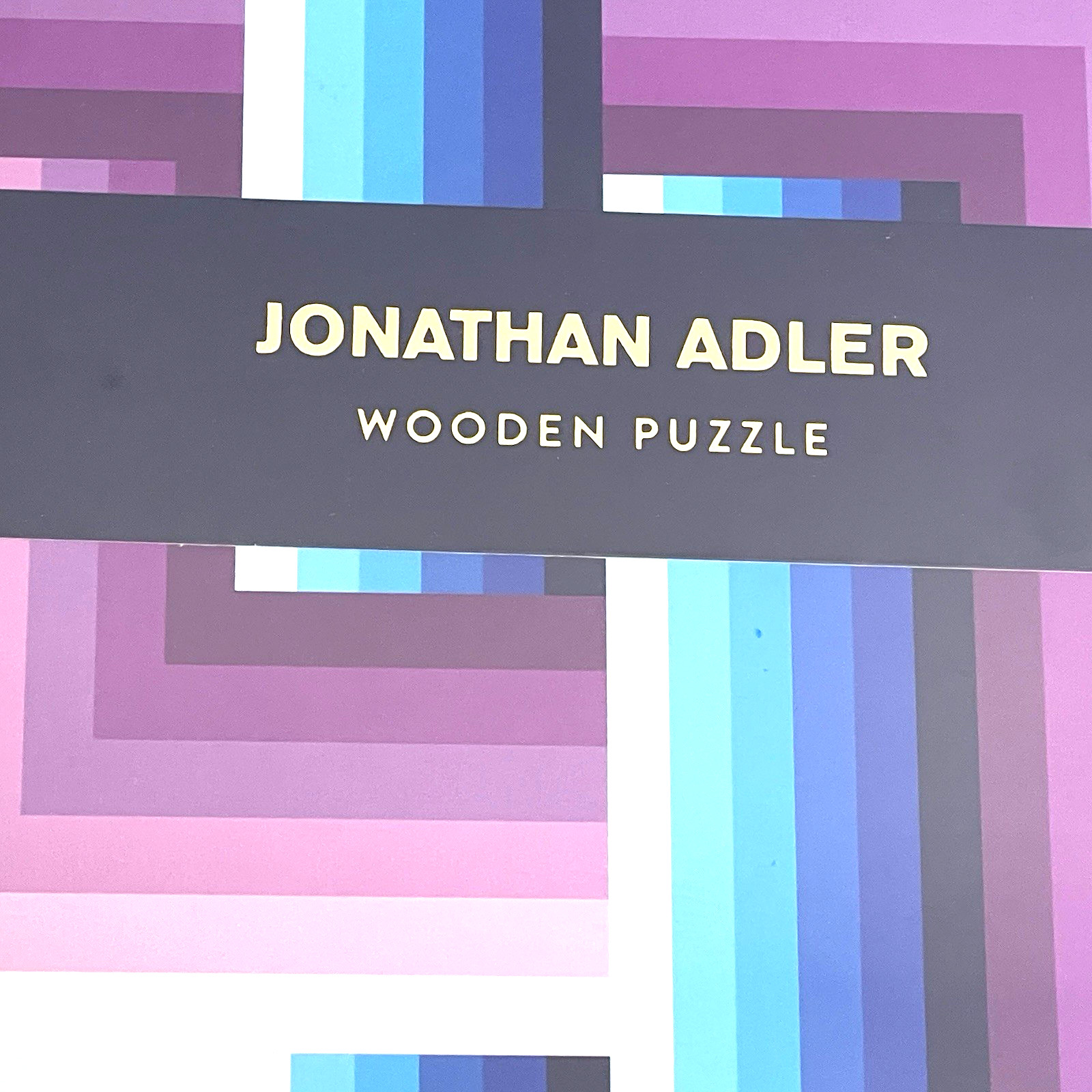 Jonathan Adler Infinity Wooden Puzzle by Galison Dimension 8.25 x 8.25″ 22 pcs
