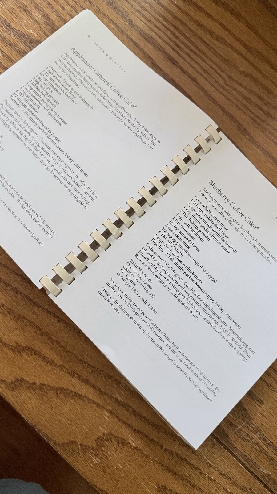 Quick & Healthy Recipes and Ideas cookbook, 1990s